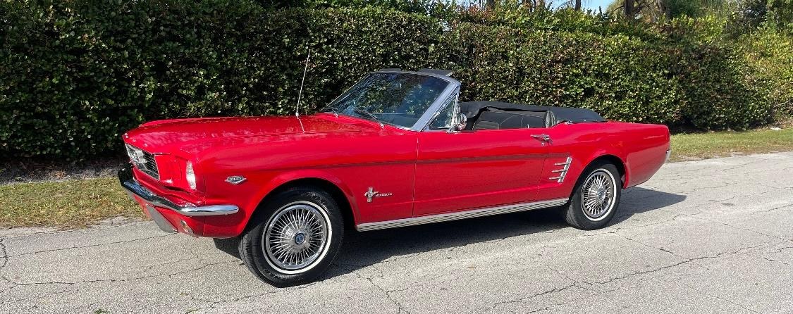 Used 1966 FORD MUSTANG CONVERTIBLE For Sale (Sold) | Cool Cars For Sale ...